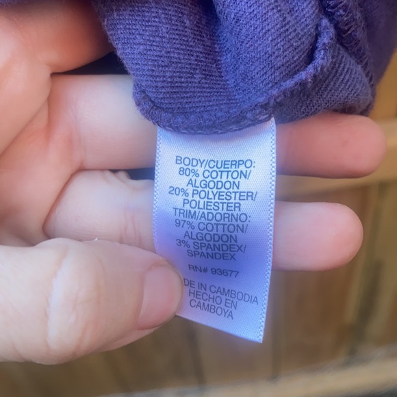 SB Active purple velour sweatshirt sz. XL - Picture 3 of 4